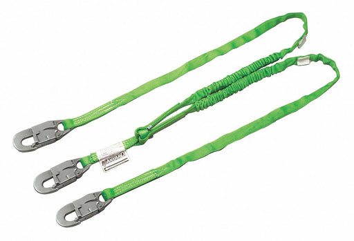 Shock-Absorbing Lanyard Green