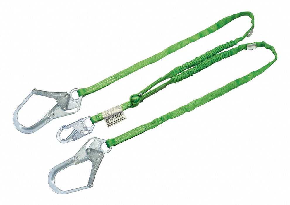 Shock-Absorbing Lanyard Green