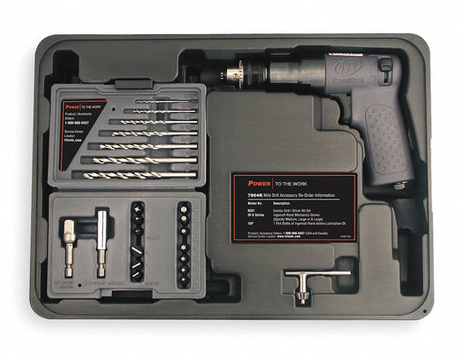 Air-Powered Drill 1/4 in NPT Keyed