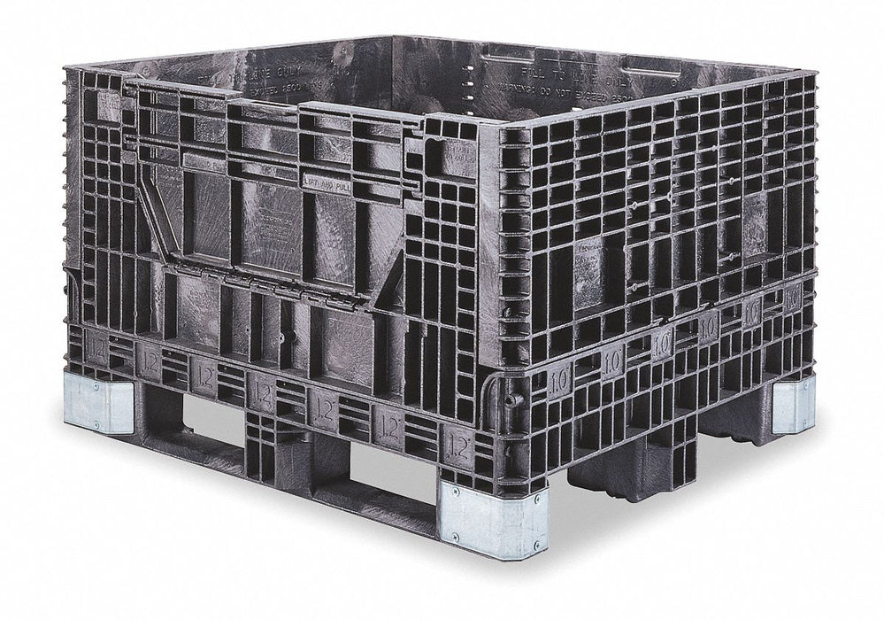 Clps Bulk Ctr Black Solid 47.6 in