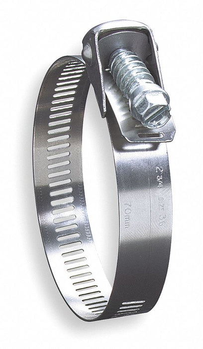 Worm Gear Hose Clamp 9/16 W 1 ID PK10
