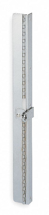 Locking Hinge 1 in Steel Silver
