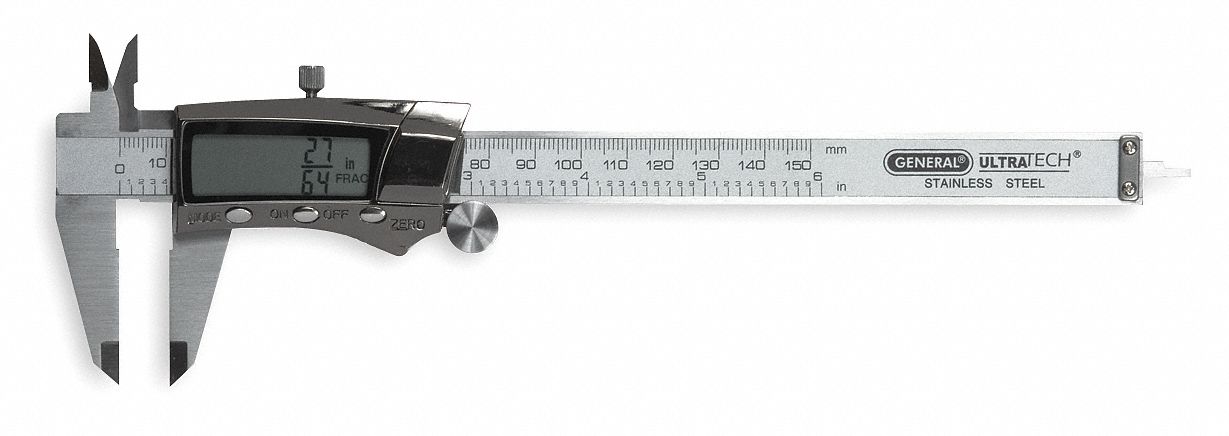 Fractional Digital Caliper 0 to 6 In