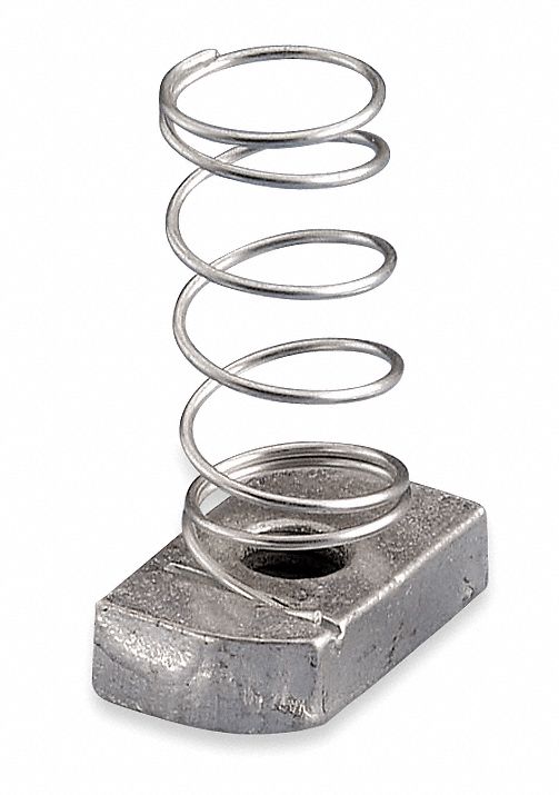Channel Nut With Spring 1/2-13 In Steel