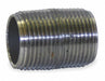 Black Close Pipe Nipple Threaded 1/2