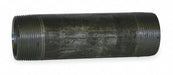 Black Pipe Nipple Threaded 1-1/4x5 In