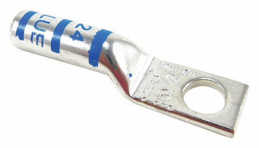 OneHoleLugCmprsnConn Long Blue 24