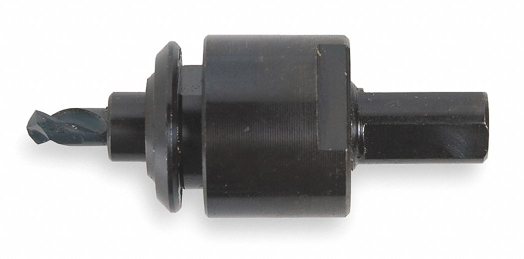 Large Hole Cutter Arbor 1/4 x 1 1/2 In