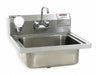 Lavatory Sink 24.375 x23 x16.125 Silver