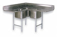 Kitchen Sink 59.75 x57.25 x44 Silver