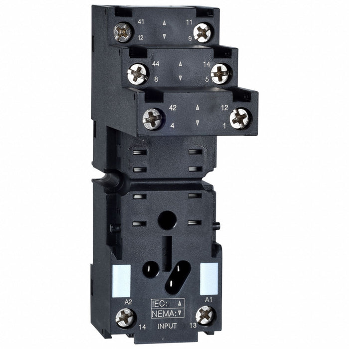 Relay Socket Square 8 Pins 12 A