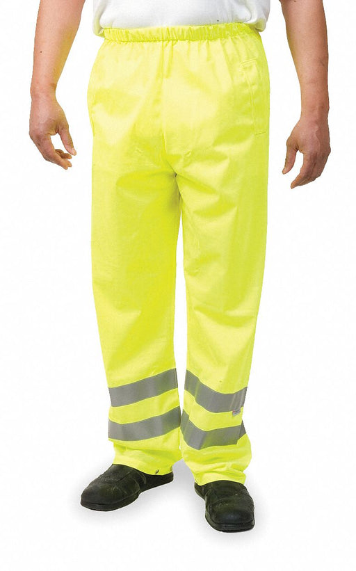 Safety Over Pants Lime Size 52 to 54x34