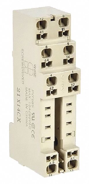 Relay Socket Square 8 Pins 10 A