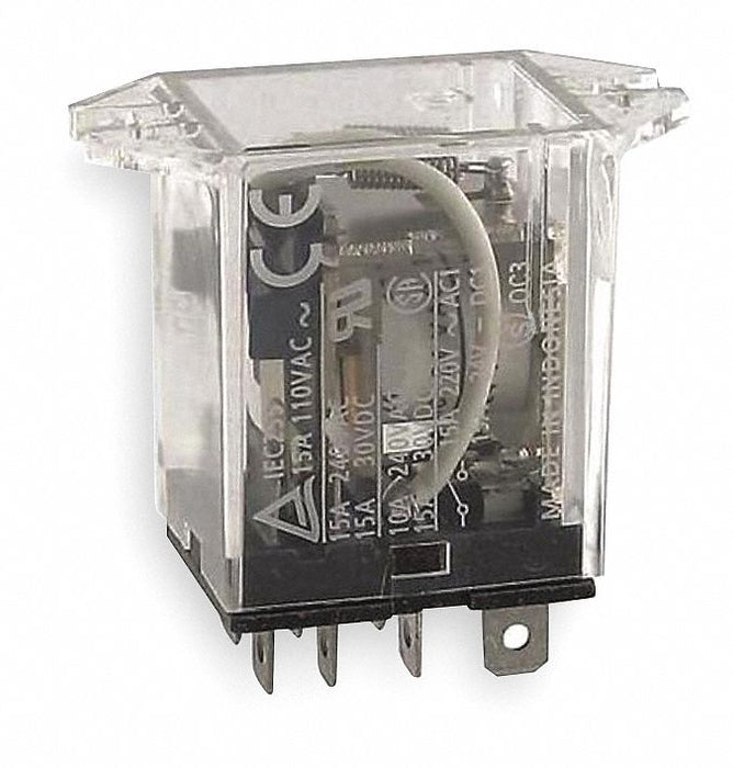 H8020 Flange Relay 24VDC 8 Pins 15A @ 120V AC