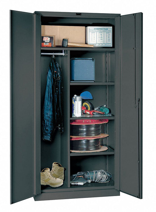 Strg Cab 78 x36 x24 Charcoal 4Shlv
