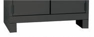 Cabinet Leg Kit Gray Steel Baked Enamel