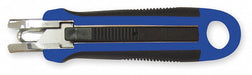 Safety Knife 5-1/2 in Black/Blue