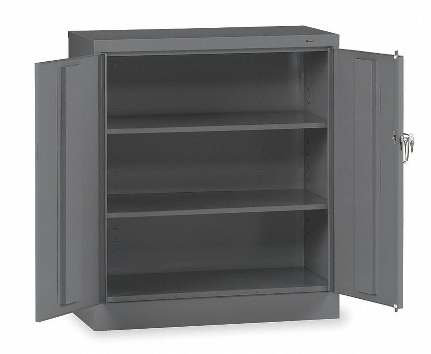 Storage Cabinet 42 x36 x18 MdGry 2Shlv