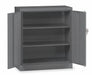 Storage Cabinet 42 x36 x18 MdGry 2Shlv