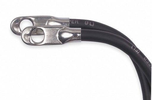 Battery Cable with Lugs 4 ga Black