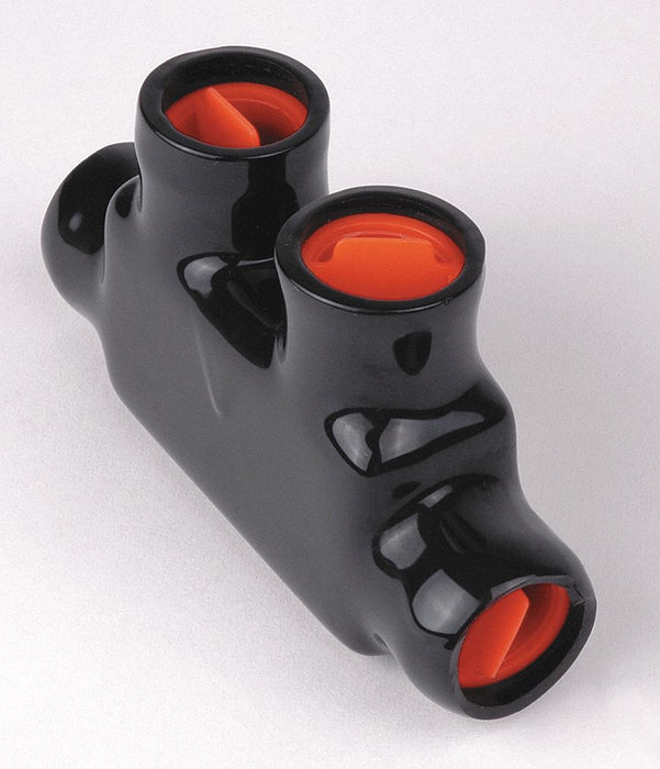 MultitapConnector Alum Blk Hex 2Port