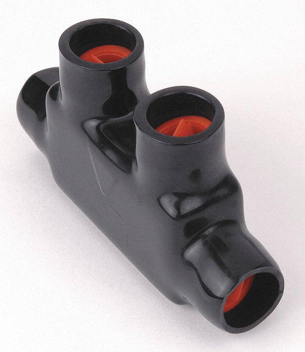 MultitapConnector Alum Blk Hex 2Port