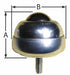 Ball Transfer Threaded Stud 1 Ball Dia.