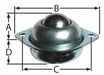 Ball Transfer Countersunk 1 Ball Dia.