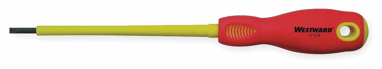 InsulScrewdriver Slotted 1/8in Round