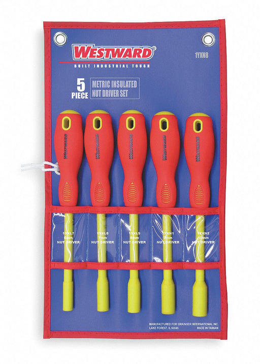 Solid Round Shank Nut Driver Set