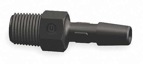 Strt Nylon Barbed3/8 MNPT3/4 PK10