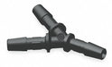 Wye Nylon Barbed1/4in PK10