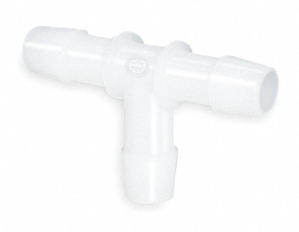 Tee PVDF Barbed1/8 PK5