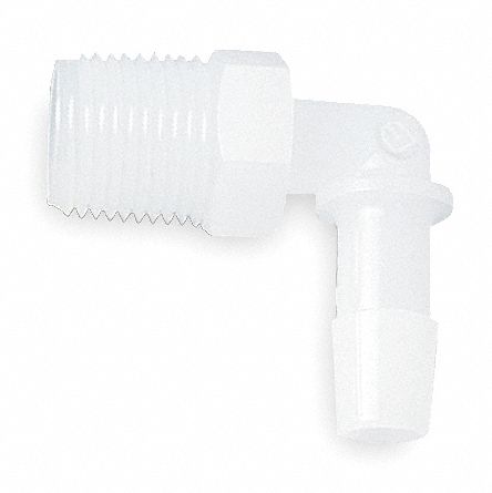 Elbow HDPE Barbed3/8 MNPT1/8 PK10