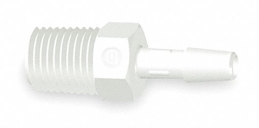 Straight PP Barbed1/2 MNPT1/2 PK10