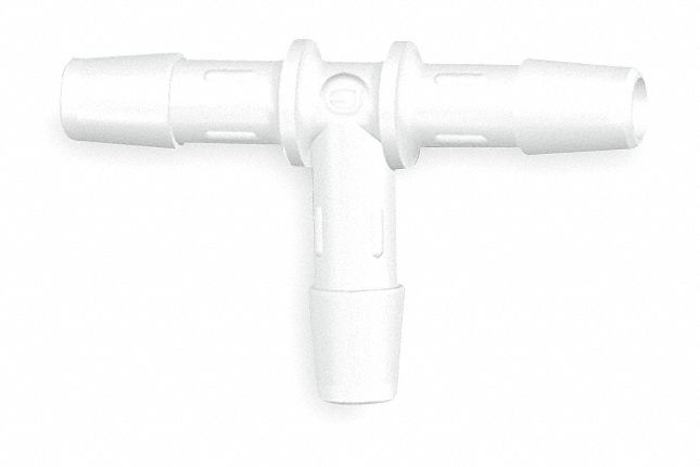 Tee Polypropylene Barbed1/2in PK10
