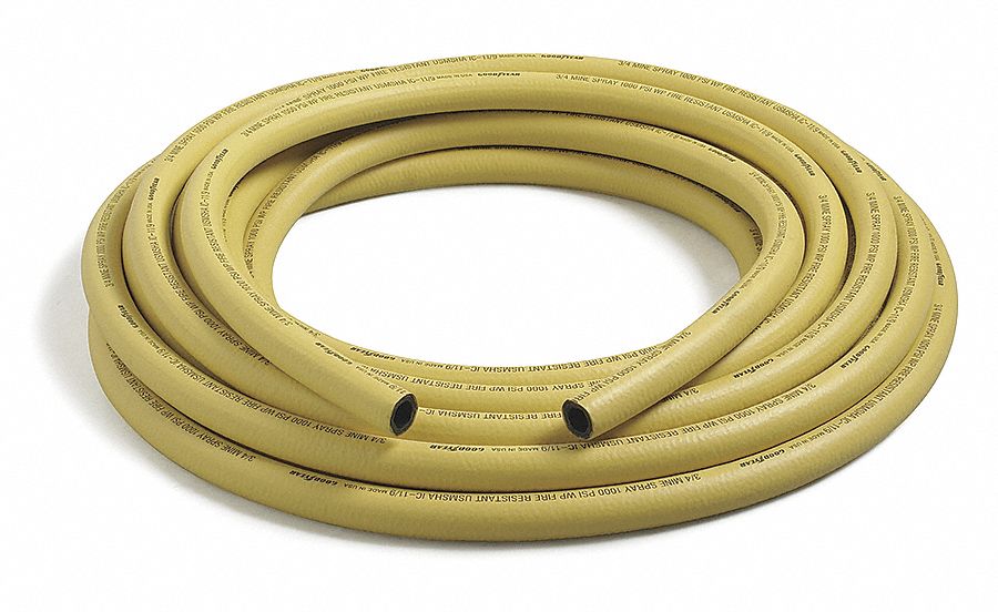Mine Spray Hose 1 I.D.50 ft 1000 psi