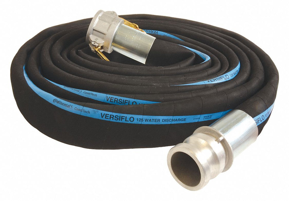 Water Hose 4 ID x 50 ft Black