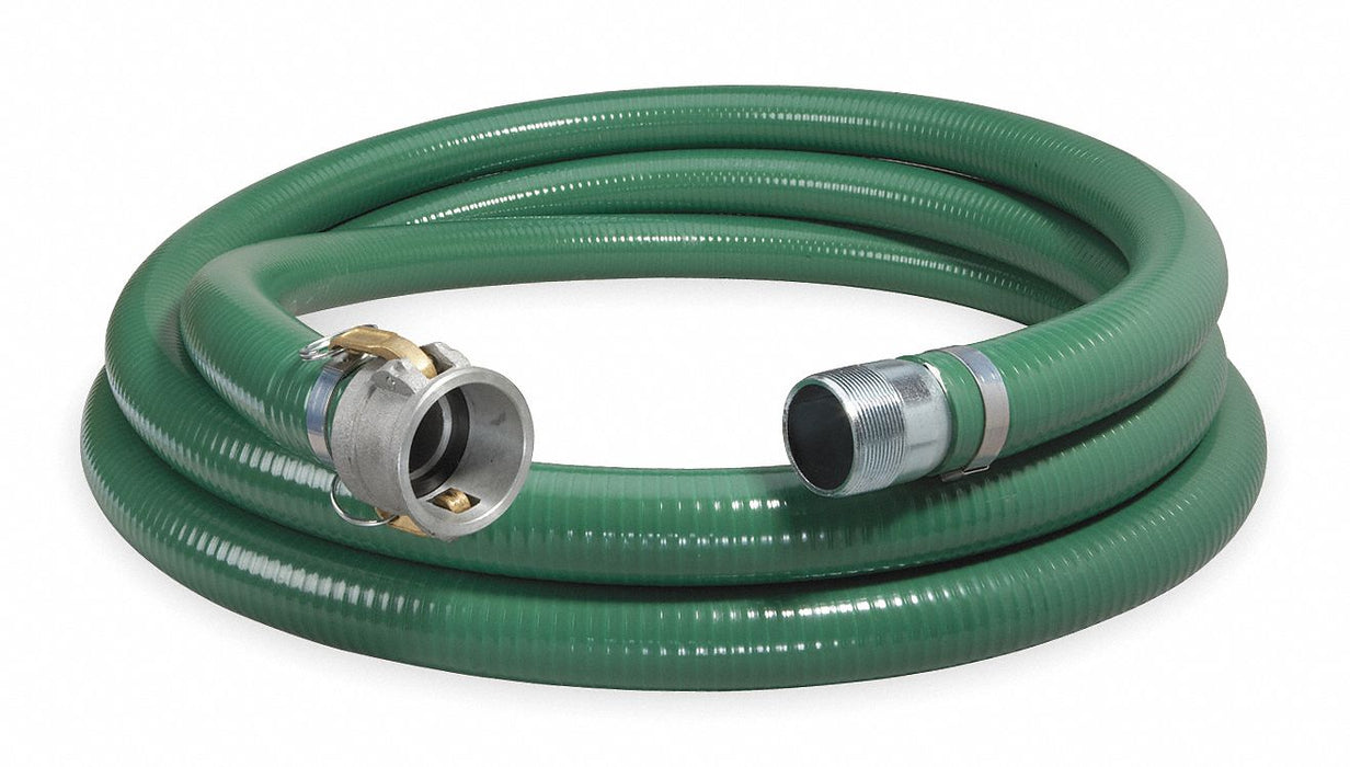 Water Hose 4 ID x 15 ft Green