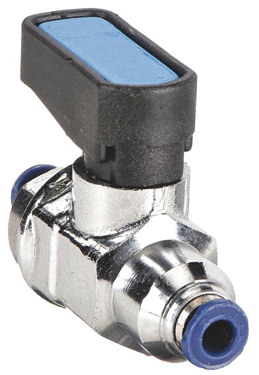 Manual 2-Way Ball Valve Push Nickel