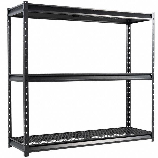 Bulk Rack Metal Shelving Dark Gray
