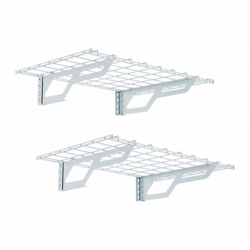 Wire Wall-Mount Shelving White Steel