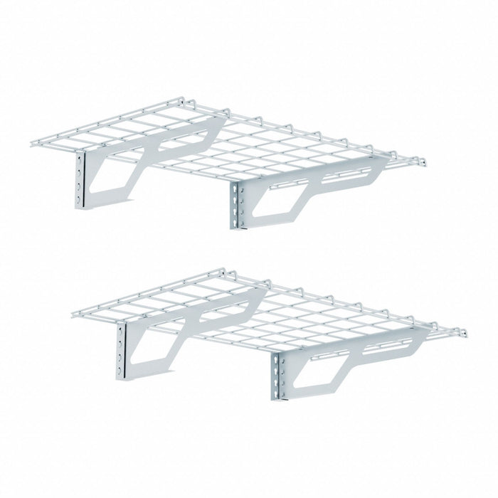 Wire Wall-Mount Shelving White Steel
