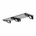 Wire Wall-Mount Shelving Black Steel