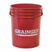 StoragePail 12.375inOD Red 14.75inH