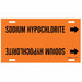 Pipe Mrkr Sodium Hypchlrte 10in H 24in W
