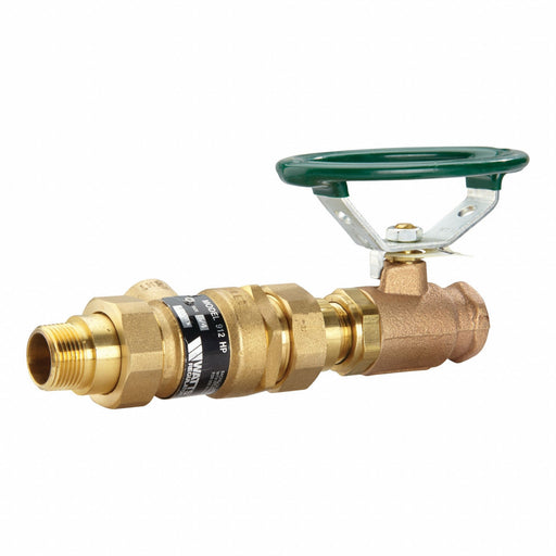 Check Valve w/ Port Brass 3/4 MNPTxFNPT
