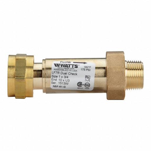 Backflow Preventer Size 1 175 psi