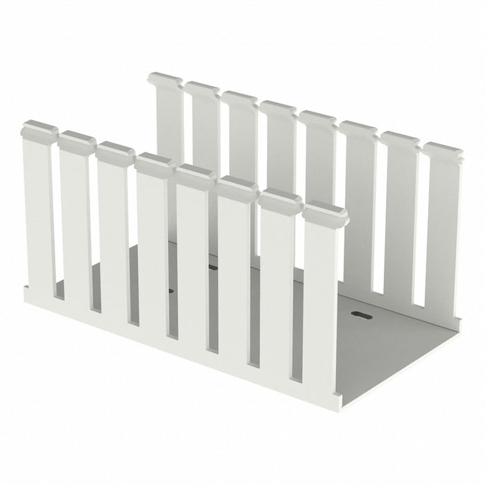WIRE DUCT WIDE SLOT WHITE 4.25 W X 4 D