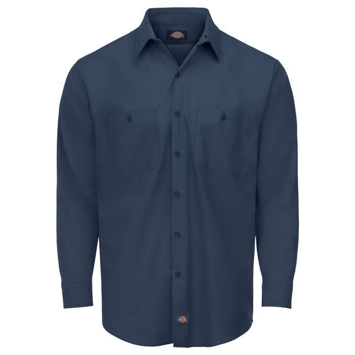 Men's Industrial WorkTech Ventilated Long-Sleeve Work Shirt With Cooling Mesh